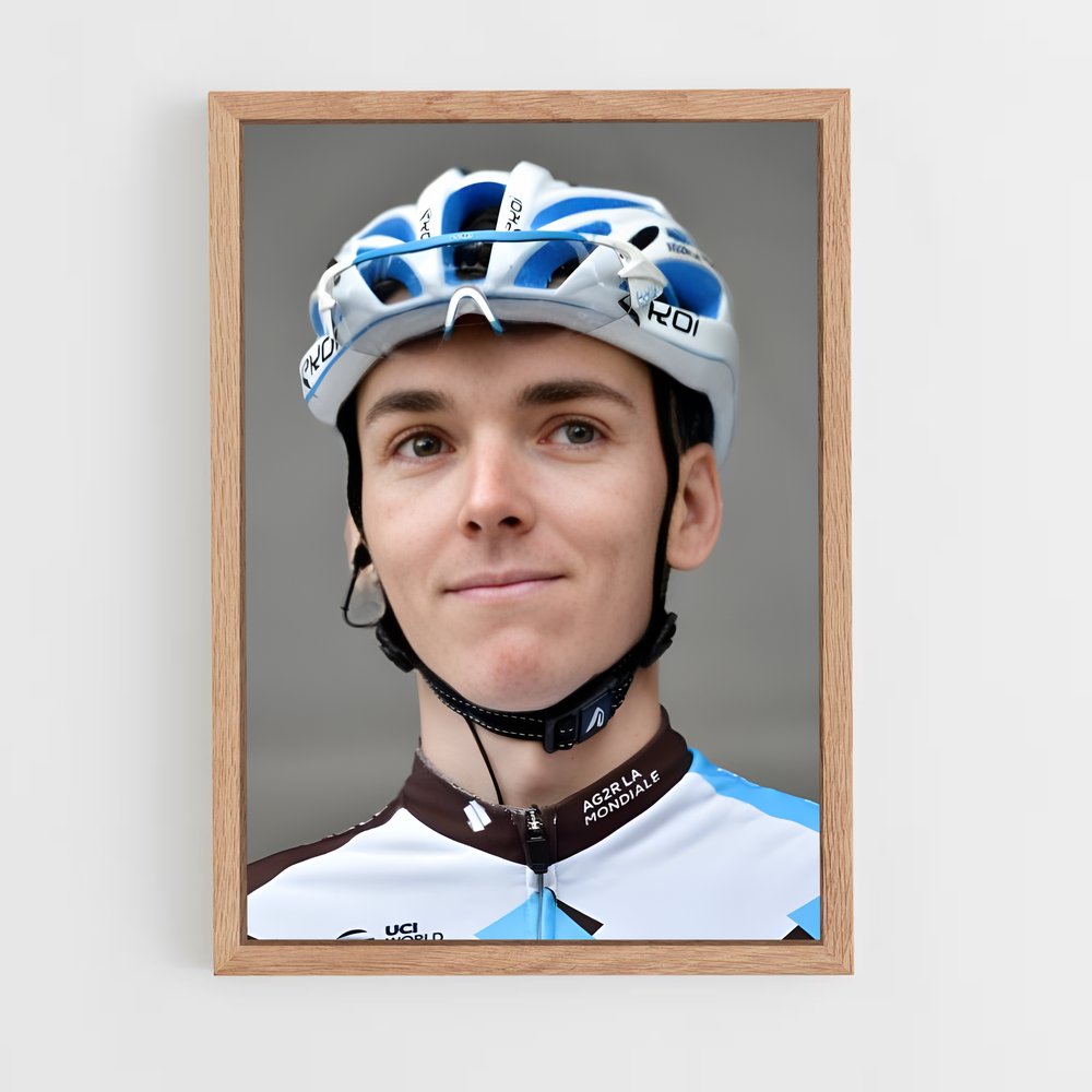 Poster Romain bardet vélo – affiche Cyclisme (vue 4)